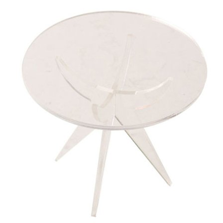 1:12 Nukkekodin miniatyyri pyöreä pöytä tee-/kahvipöydän päätypöytä