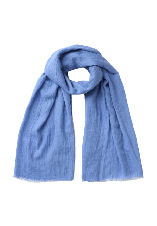 Å WOMAN Scarf i viskosmix LOLLY Halsdukar & scarves Blå ONESIZE