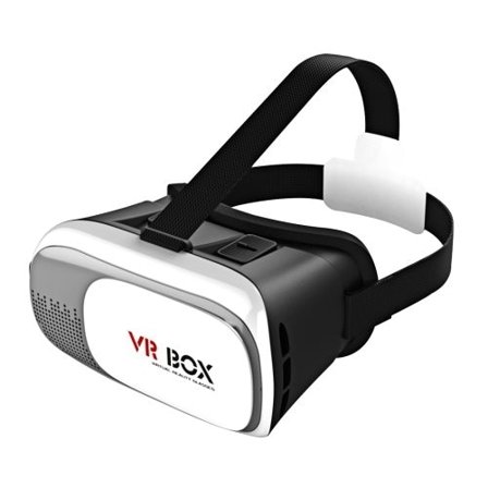 VR BOX 2.0 3D-briller med Bluetooth og fjernbetjening - 3,5-6" skærm