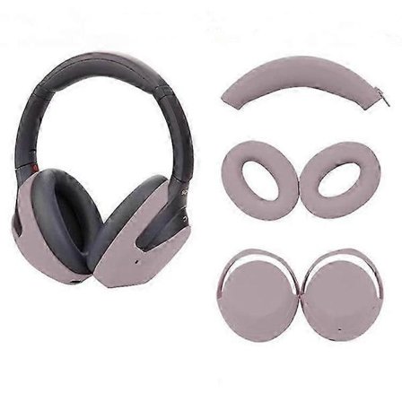 Silikonikotelo WH-1000XM3/WH-1000XM4 -kuulokkeille, jossa on sanka- ja korvatyynyjen suojukset