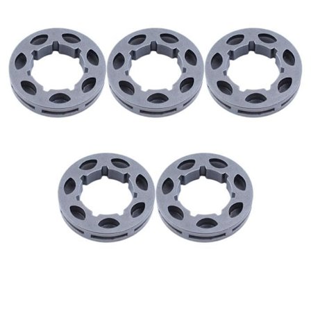 5 st Rimväxel 3/8" Stigning 7 Tand 19mm Kompatibel med MS360 MS310 Husqvarna 154254 50 51 55 Motorsåg 18720