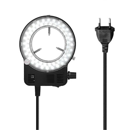 LED Rundt Lys til Mikroskop Lampe til Mikroskop Justerbar Lysstyrke Mikroskoplys