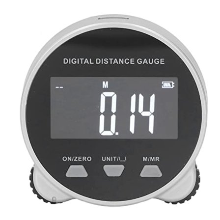 Digitaalinen mittanauha, elektroninen mittanauha, digitaalinen rullamitta LCD-näytöllä, rullaava mitta yhteensopiva litteiden kaarevien halkaisijoiden
