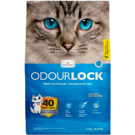Intersand Classic - Intersand Odour Lock Oparfymerad - Cat Litter Blue 12 kg - Katt - Kattesand & kattestrø - Klumpdannende kattesand - ZOO.no