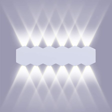 12W LED 31cm Vegglampe Innendørs Hvit Lampe Moderne Opp Ned Spo