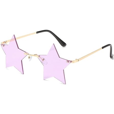 Dråbeformede hjerteformede solbriller til kvinder, hjertebriller, trendy solbriller til fest