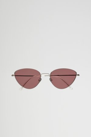 Luna Silver - pink solid lens