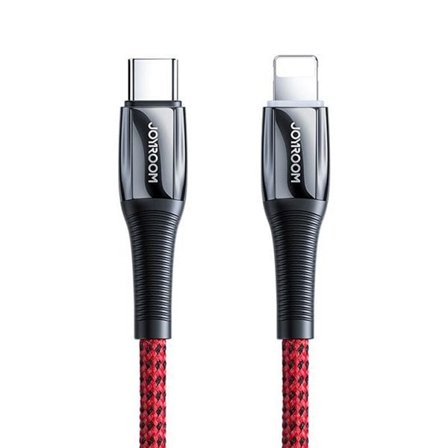Joyroom S-1224K2 USB-C / Lightning PD-kabel 20W 2,4A 1,2 m - rød