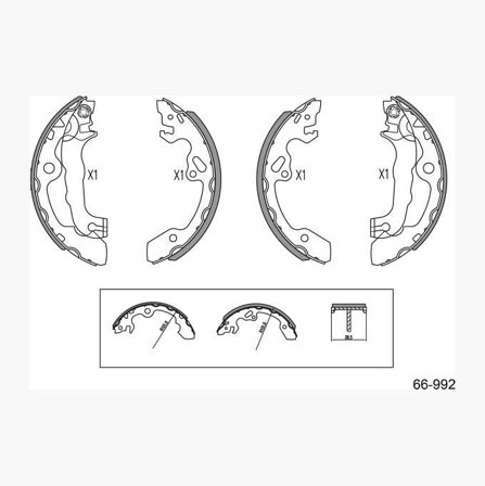 Biltema - Bremseskosett