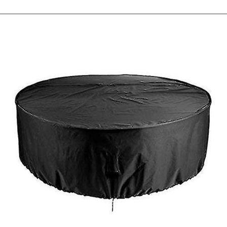Hagemøbeltrekk, rundt hagebordtrekk vanntett kraftig sirkulært utemøbelteltdeksel anti-uv spisebordstol støvdeksel