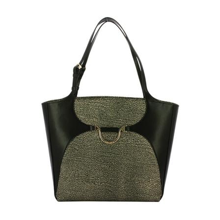 Borbonese, Tote Bags Zwart, Dames, Maat:ONE Size