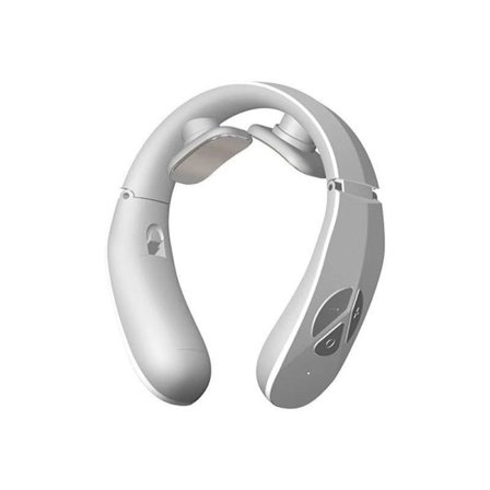 Nakkemassasjeapparat Nytt nakkemassasjeapparat for nakkesmerter med 2-hodedesign Elektrisk oppvarmet massasje for cervikalcolumna Smertelindring for 