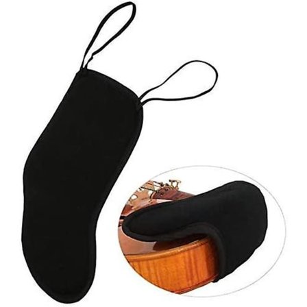 Violin axelstöd flanellkudde fiolhakstöd kuddskydd för 3/4 4/4 fioltillbehör