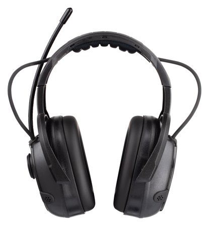 Zekler 412RD Hørselvern med hodebøyle, medhøring & radio, Hørselvern