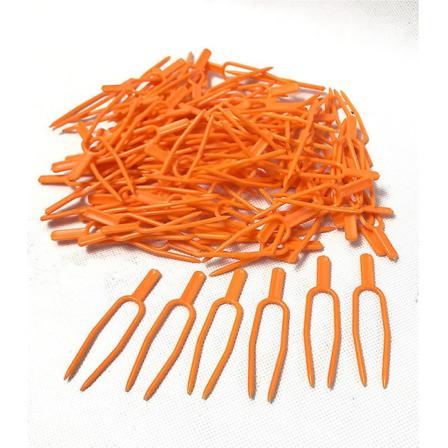 Fixeringsklämmor Verktygsanläggningsstöd (100 St, Orange)
