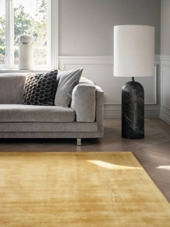 Tribeca 240X300 Groot Goud Eén Kleur Vloerkleed