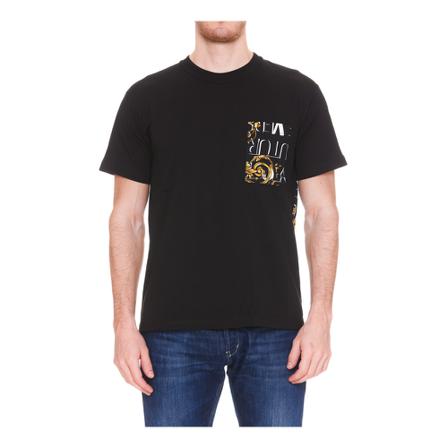Versace Jeans Couture - T-shirts - Svart - Herr - Storlek: M, Herr, Storlek: M