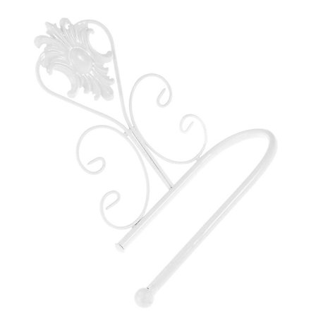 Stilren Toalettpappershållare Massiv Mässing Antik Finish Toalettpappershållare Vit 20.00X19.50X8.50CM 1-pack