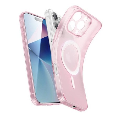 Zero Clear Case (HaloLock) ESR-fodral för iPhone 16 Pro (rosa)
