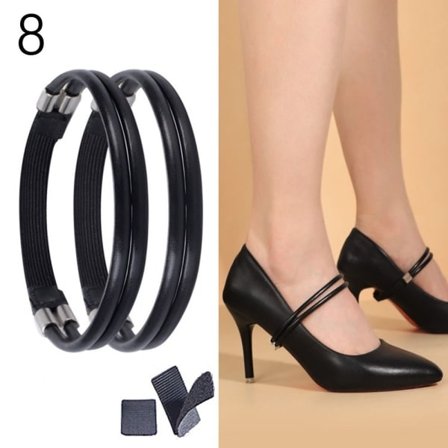 Damskosnören för höga klackar 8 8