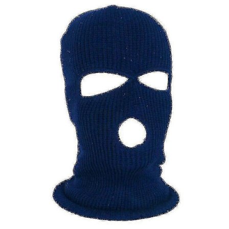 (Navyblå) Helmaske Skimaske Vinterhue 3 Huls Balaclava Hue Hat Hætte Varm Taktisk Hue
