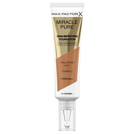 Max Factor Fondotinta Viso Miracle Pure Shade 85 Caramel