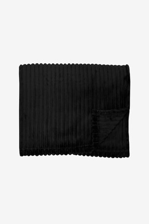 Redlunds - Baloo pledd 130x170 - Svart - Tepper & pledd - 130X170 - Fra Homeroom