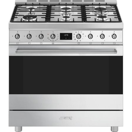 Smeg - Komfyr C9GMX2 Rustfri