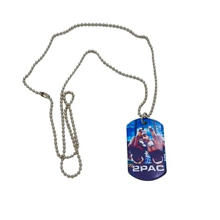 Halskjede - Dog Tag Tupac