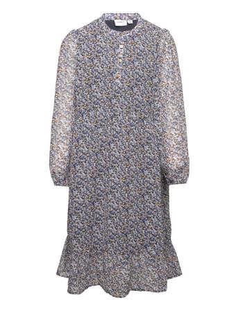Nkfosigne 7/8 Dress Dresses & Skirts Dresses Partydresses Multi/mönstrad Name It