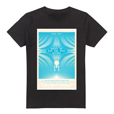 Star Trek Herr The Original Series Avsnitt 3 T-shirt 5XL Svart