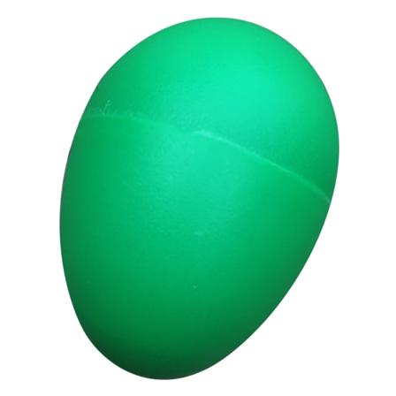Egg Shaker Bright Color Pedagogisk fyllbar plast Ägg slaginstrument Leksak för Home Travel Dagis Grön