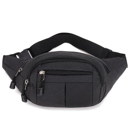 Midja Bröstpaket Crossbody Handväskor Svart