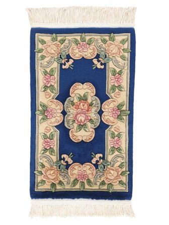 China 90 Line Teppich 60X90 Beige/Braun Wolle, China