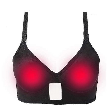 Elektrisk BH, Uppladdningsbar Bröstvärmande Massage-BH Bekväm Vibrationsbröstmassage Med Smart Temperaturkontroll För Kvinnor