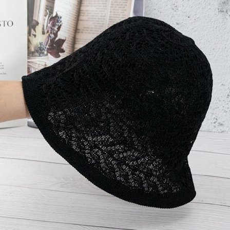 Unisex bøttehatter Dame Sommerlue SVART