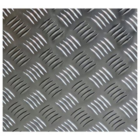 Korrugerad aluminiumplåt 300 x 550, 2,0 mm tjock, klass 5754_MGF