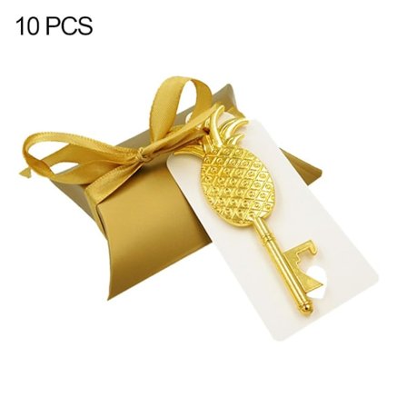 10 st Kreativa Gyllene Godis Presentaskar Tillbehör