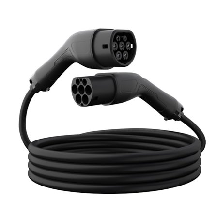 Tesla europæisk standard forlængerledning - 3-faset 16A - 5 meter