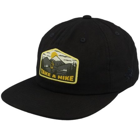 SQRTN - Svart snapback Keps - Hike 6-panel Cap Black Snapback @ Hatstore