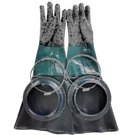 Blästringshandskar Sandblästerdelar 60cm Med O-ringar För Blästringsskåp 2025:e