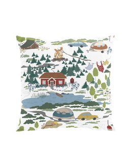 Kuddfodral Semester 1-pack Vit - Arvidssons Textil