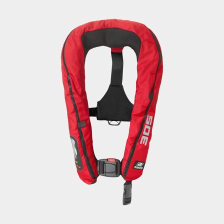 Colete salva-vidas insuflável Baltic Legend 305N, automático, vermelho + cartucho de CO2 60 gramas, 40 - 150 kg
