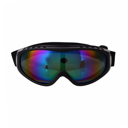Sorte Skibriller Spejlglas Regnbue Goggles MC MX UV-Beskyttelse