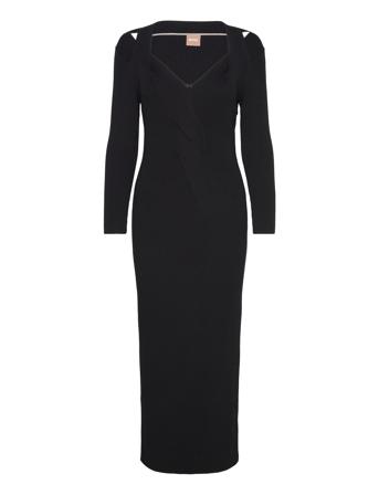 Famelina Dresses Knitted Dresses Svart BOSS*Betinget Tilbud