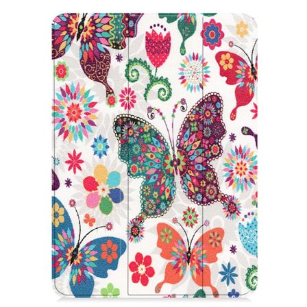 iPad Pro 11 (2018) Slim fit tri-fold fodral - Colorful Butterfly
