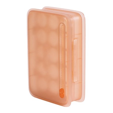 Kestävä aikajana kannettava munakenno, munasäiliö 15 ruudukon munasäilytyslaatikko jääkaapin säiliö kannella ()