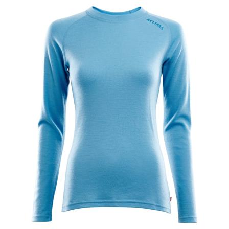 Aclima WarmWool Crew Neck Woman Women base layer tops Blue XS