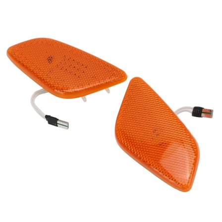 Bil Led sidomarkeringsljus Stötfångare Gul Amber 55155629AC 55155628AC