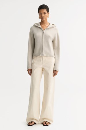 Soft Goat - Chunky hoodie - XL - Chalk